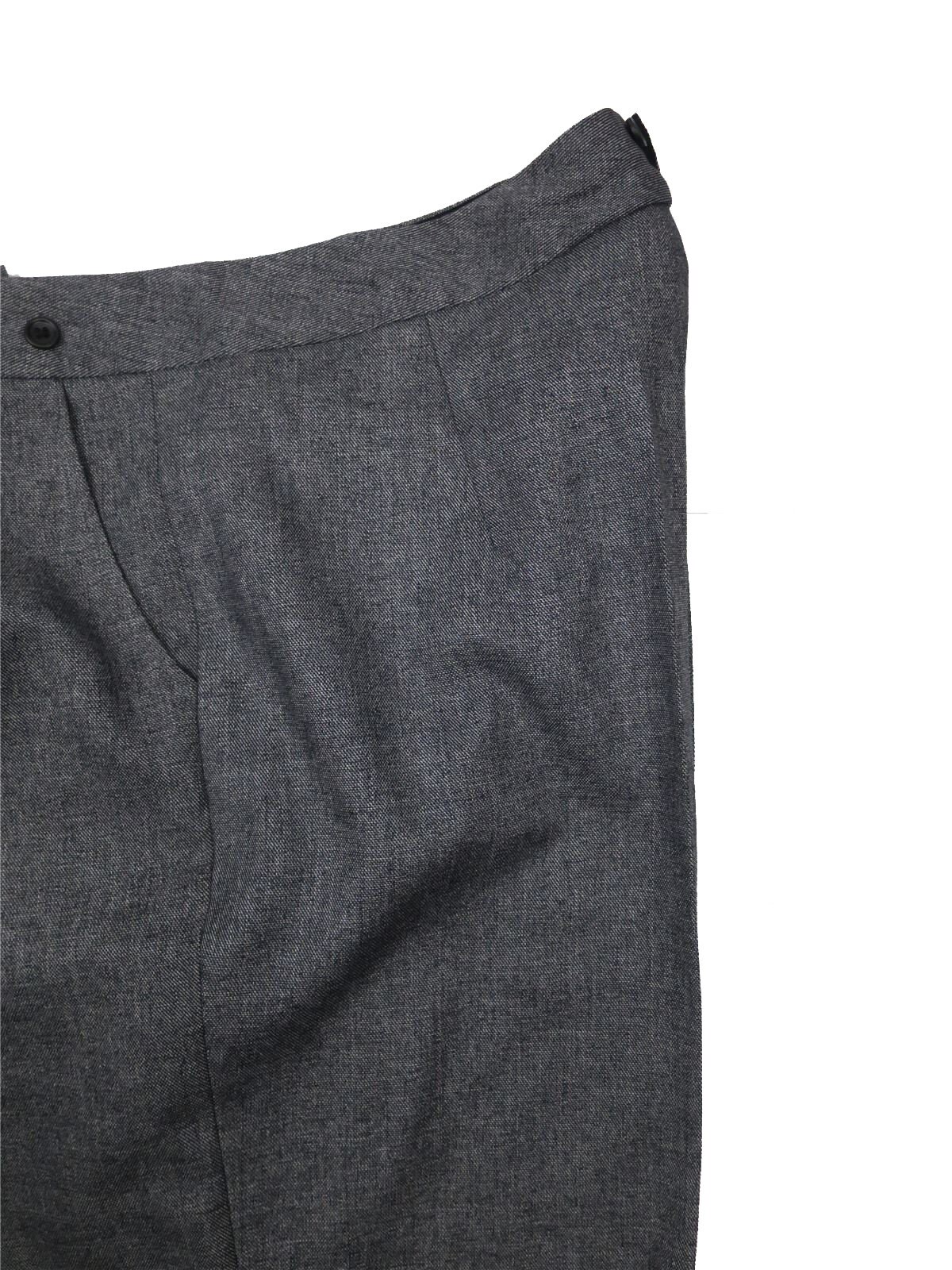 Revival 1940s Crosshatch Black Grey Highwaist Trousers | Etsy