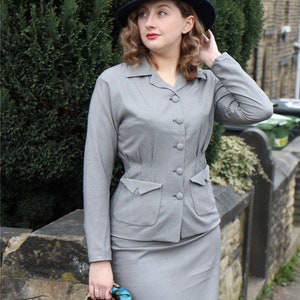 Forties Two Piece Skirt Suit 1940s Authentic Vintage Replica Socialite ...