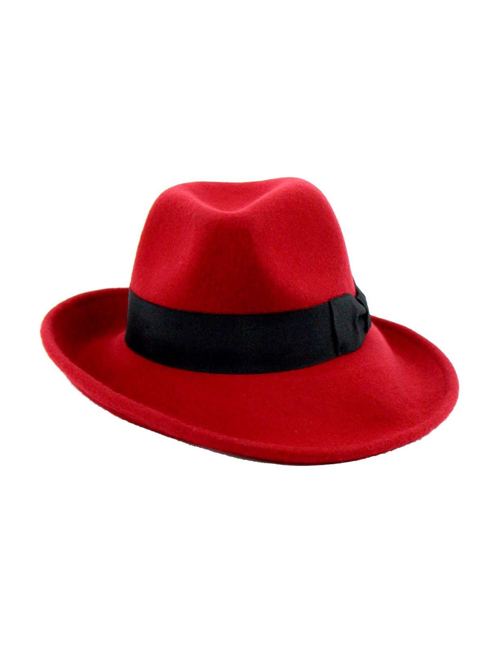Vintage Hat Red Ladies 1940s Vintage 
