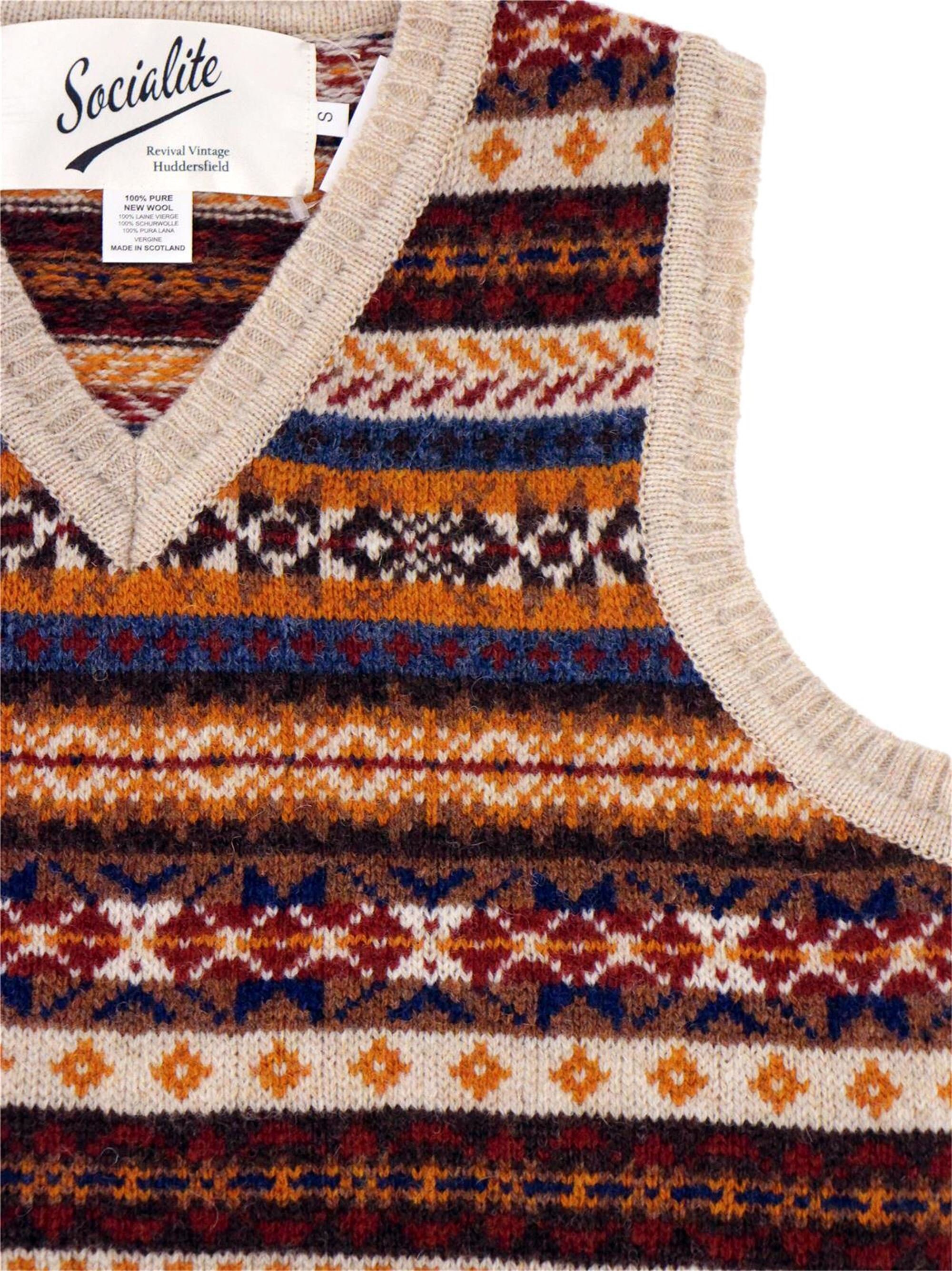 Fairisle Tank Top - 1940s Authentic Vintage Look - Socialite