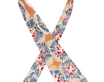 小物 40s 50s Swing Tie Arrow Abstract Print 40s 50s Swing Tie Arrow Abstract Print