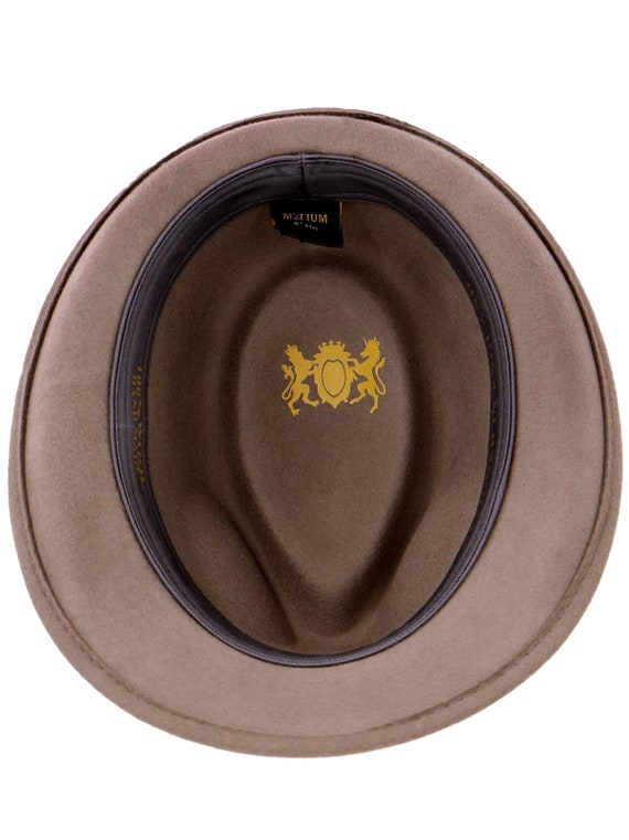 Trilby Hat | Grey Pure Wool Men's Hat Authentic 1… - image 5
