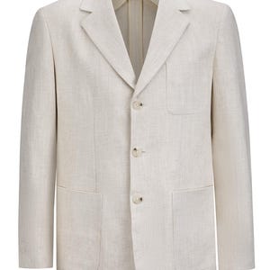 Cotton Linen Patch Pocket Jacket - Socialite 1930s 1940s Forties Quality Look Vintage Style Gadabout Jacket