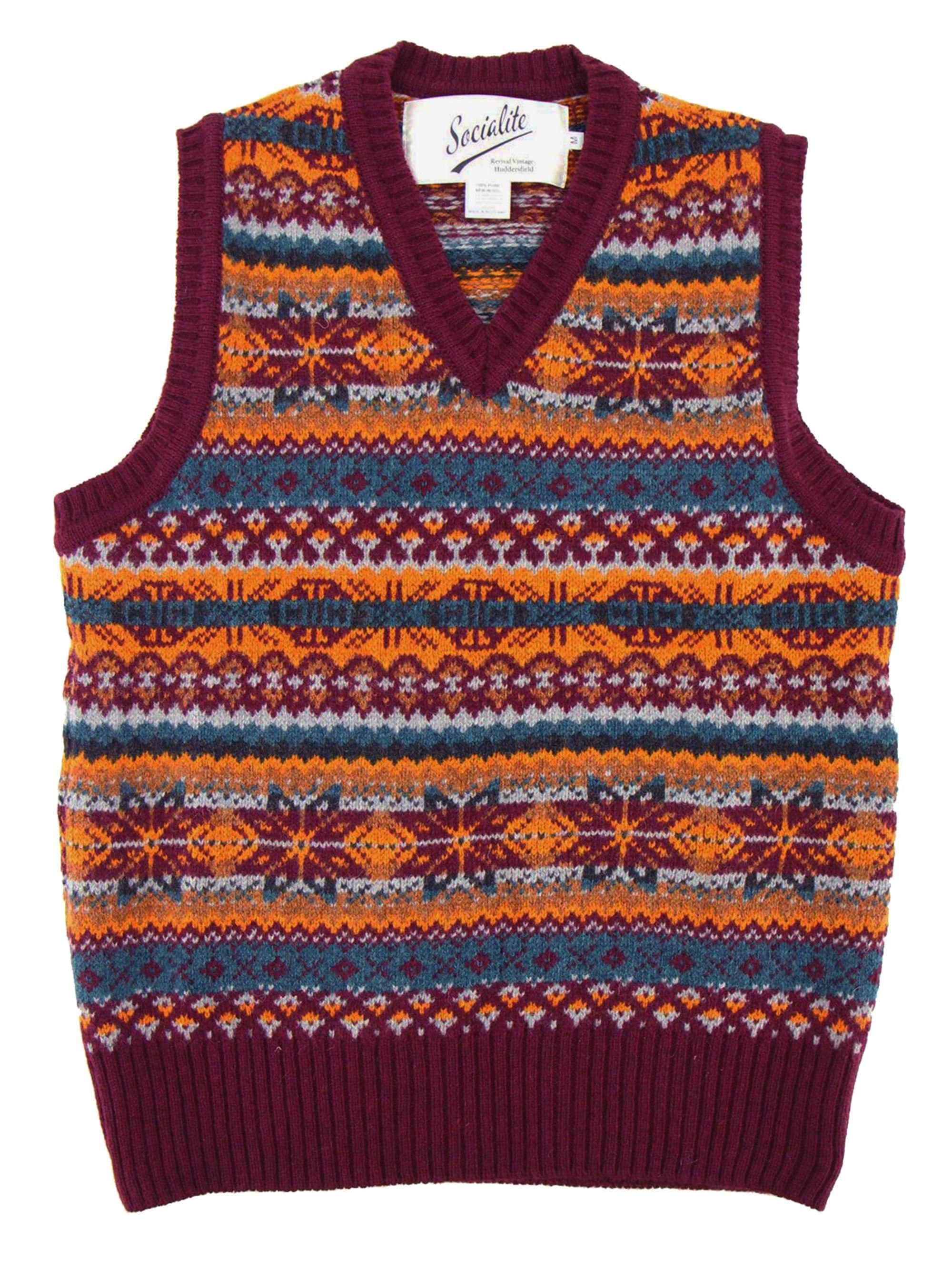 Fairisle Tank Top - 1940s Authentic Vintage Look - Socialite Fairisle Tank Top - 1940s Authentic Vintage Look - Socialite