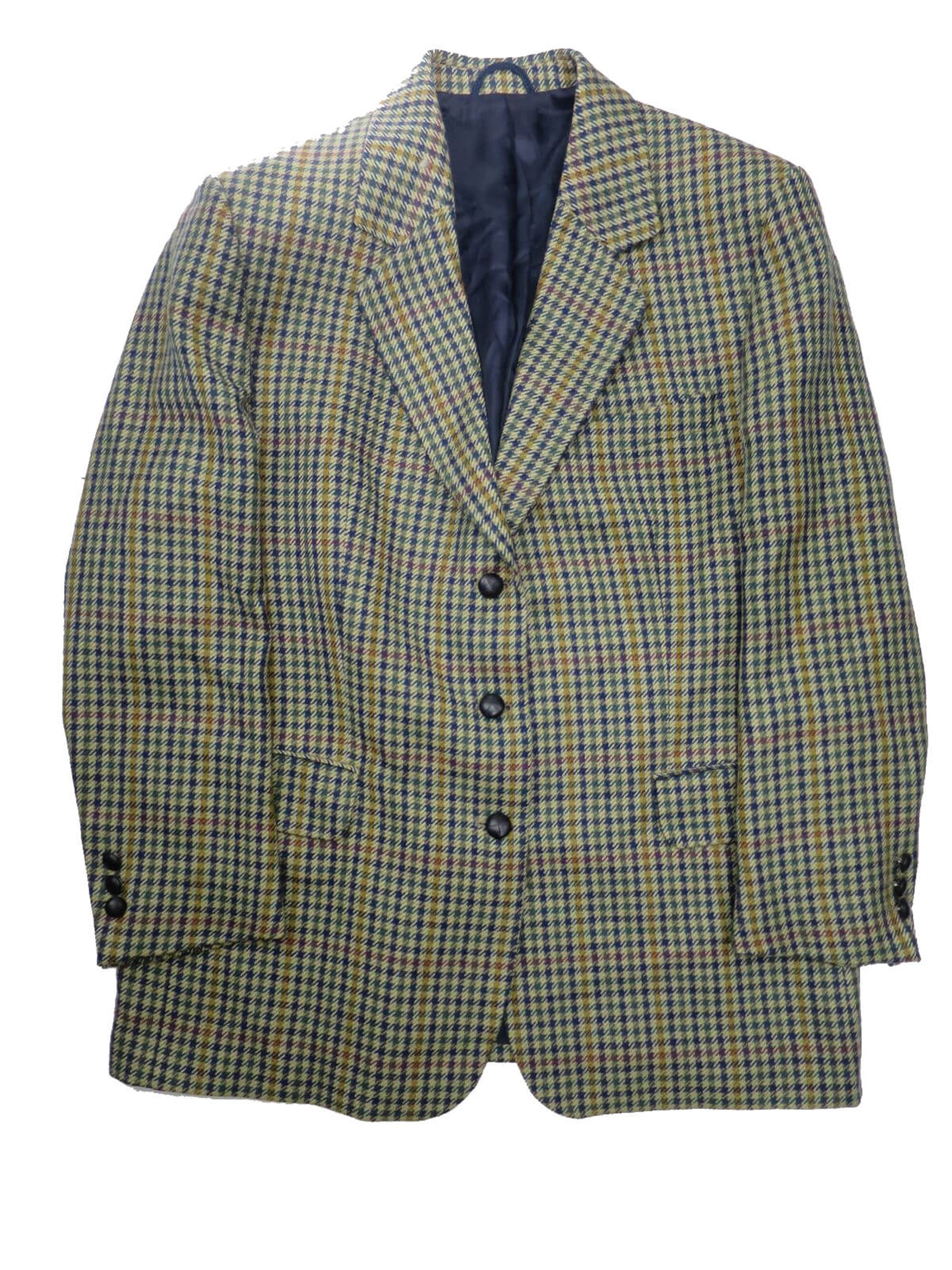 Image of True Vintage Burberry Multi Colour Check Blazer