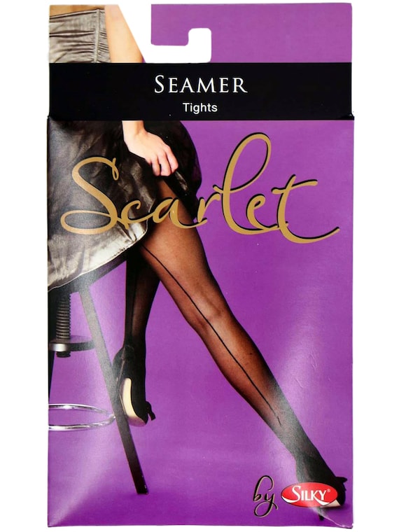 Vintage Style Nude Stockings With Black Seams: WW2 Style Nylon