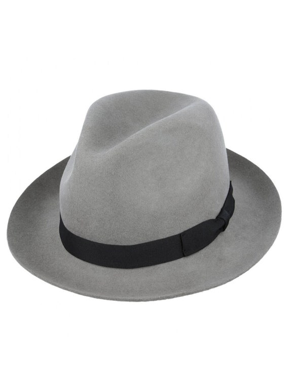 Fedora Hat Snap Brim Mens Authentic 