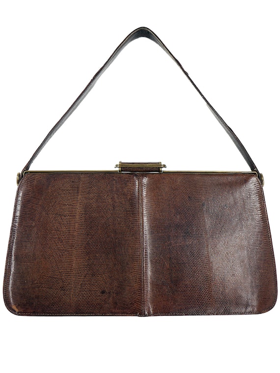 Jane Shilton Vintage Frame Bag With Purse Forties Fifties Sixties Accessories Lizard Skin Etsy Ireland
