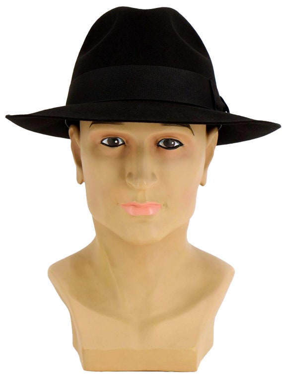 Mayfair Fedora Hat | Black Pure Wool Men's Hat Au… - image 2