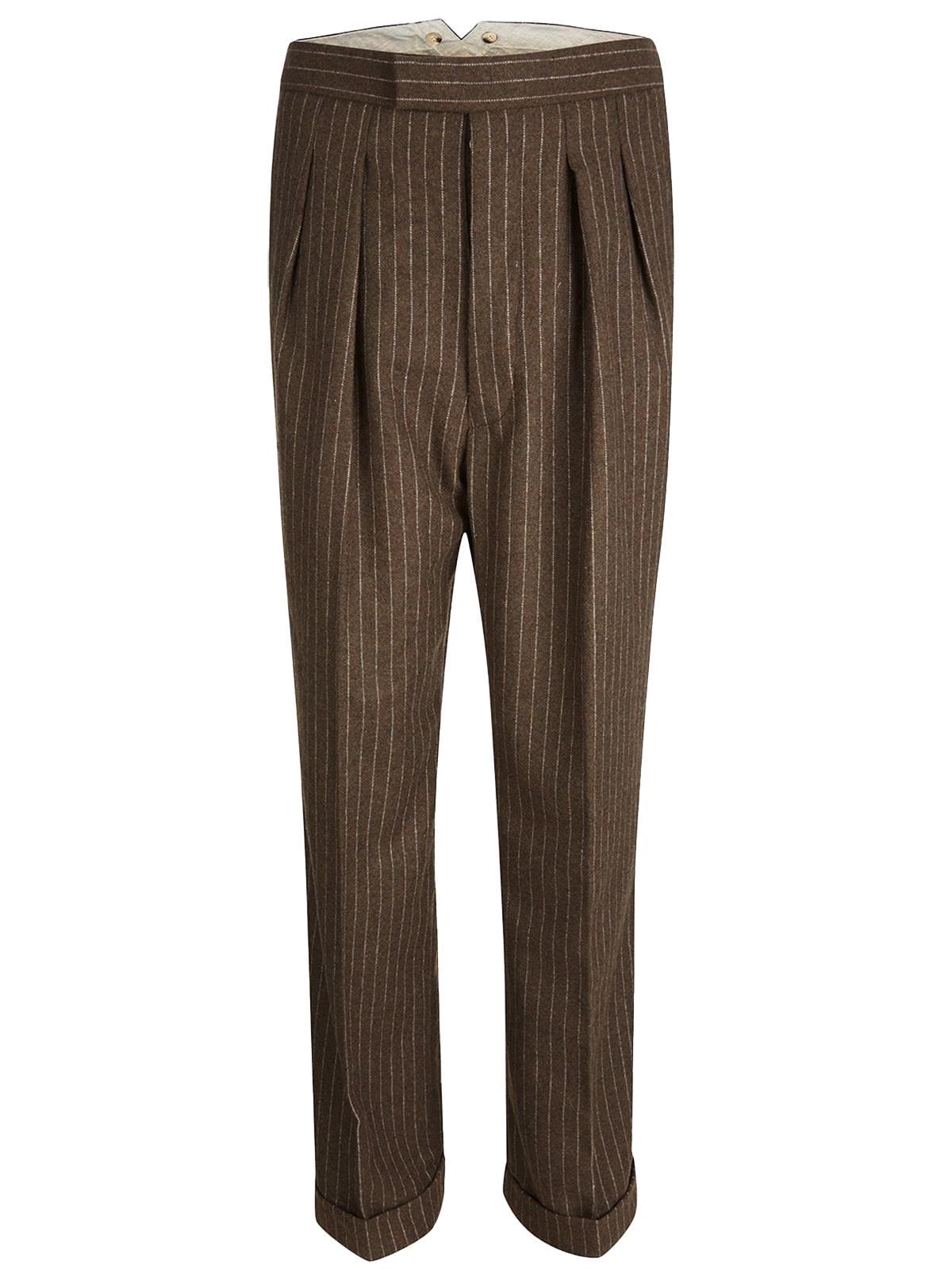 1940s Style Pinstripe Wool Trousers – Fishtail Back, High Waist - Etsy 1940s Style Pinstripe Wool Trousers – Fishtail Back, High Waist - Etsy