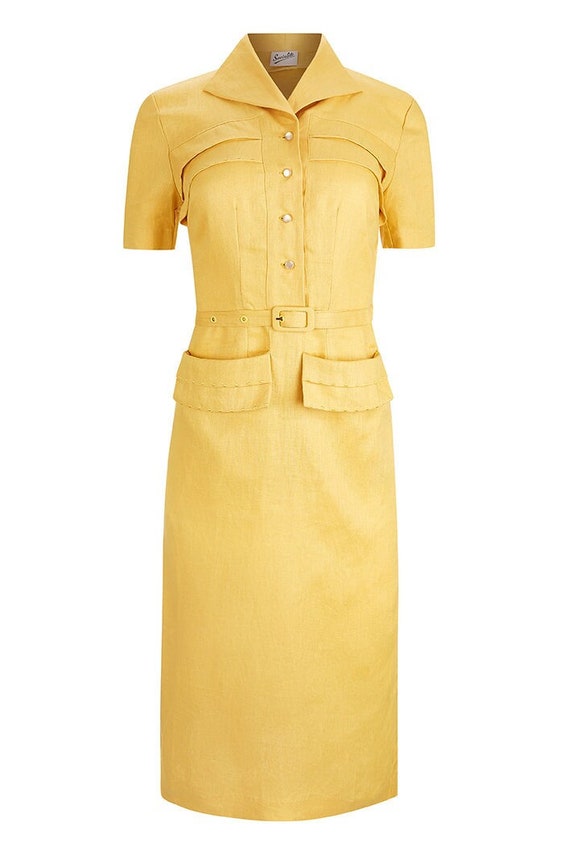 1940 retro dresses 1940S Salor Style Dot Dress M I Retro Fairy