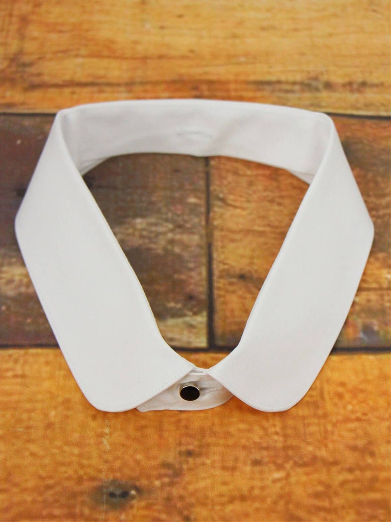 1930s Men’s Shirt Styles and History Mens 1930s Club Collar | 1930s 40s Detachable White Club Collar $14.20 AT vintagedancer.com