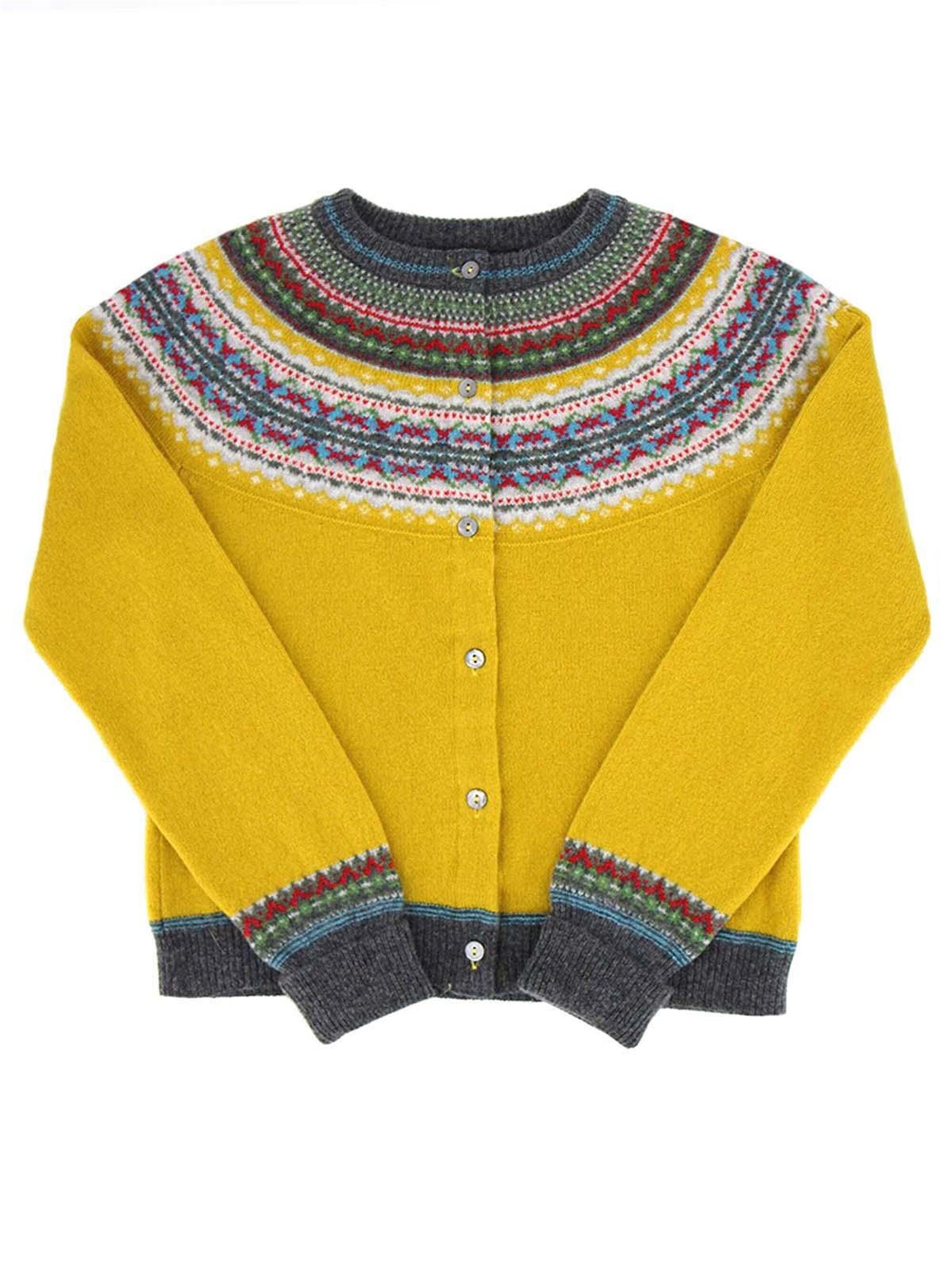 Grey Yellow Cardigan Etsy Australia