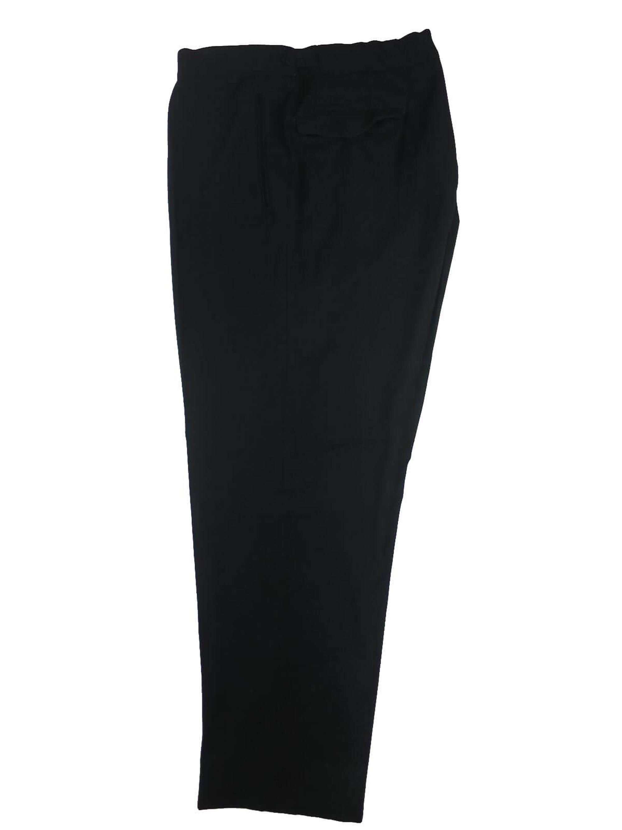 Image of Vintage Trousers - True Military Standard Black Wool Waist 38"