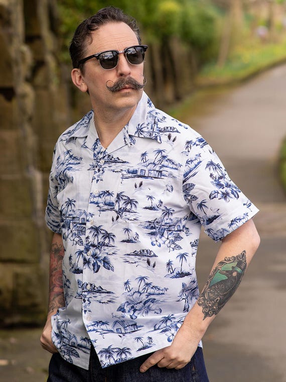トップス special!!40s 50s vintage hawaiian shirt 1940s HAWAIIAN SHIRT Size M . . . . . #vintage