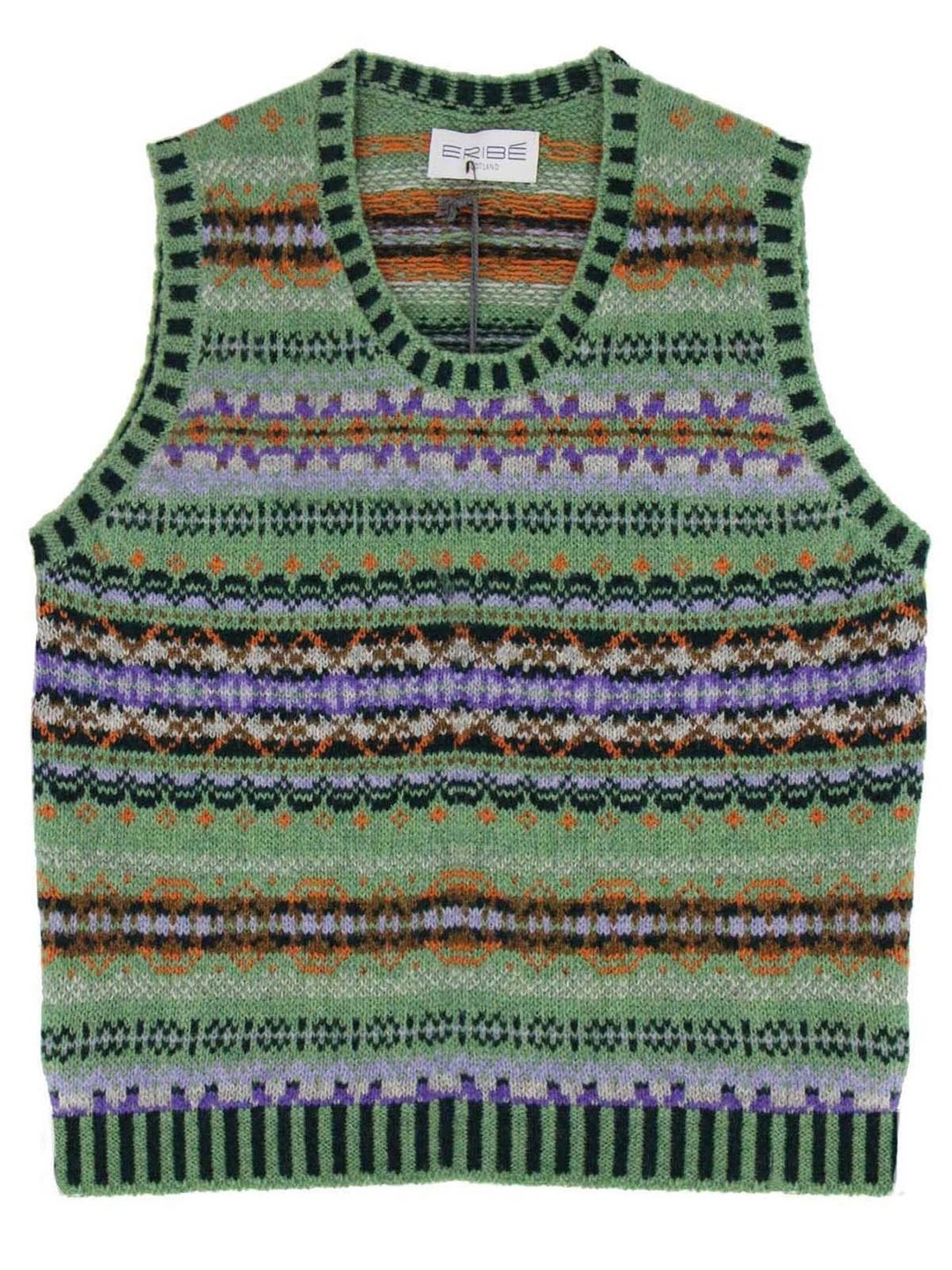 Womens Fairisle Tank Top Hand Produced Pure Scottish Etsy UK