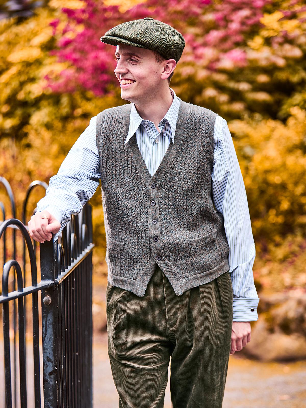 トップス toogood-THE RESTORER WAISTCOAT-WOOl FELT Classic Felted Yak Wool Vest, Sustainable luxury from Norlha