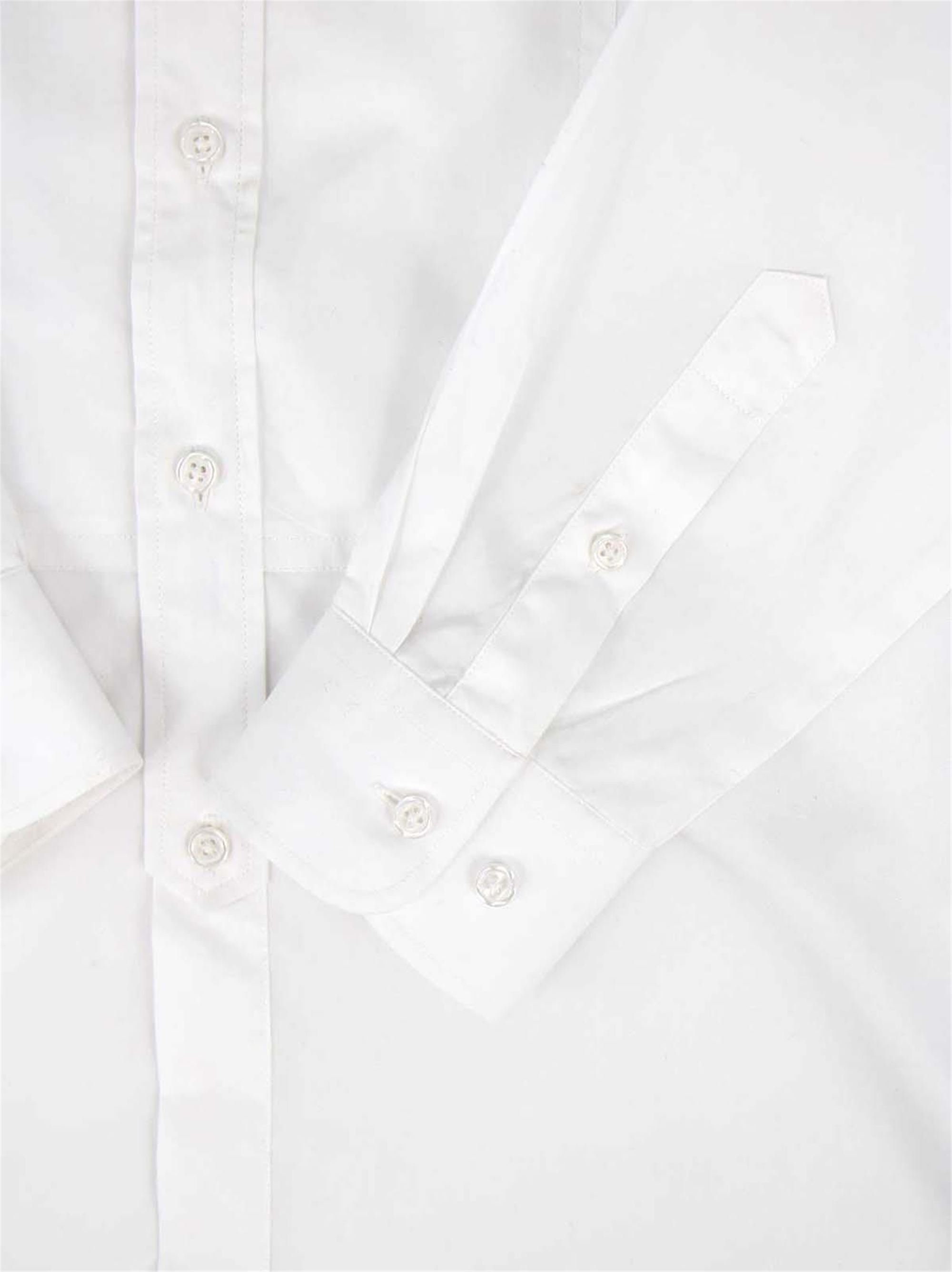 1930s Style White Cotton Shirt With Detachable Banker Collar - Etsy