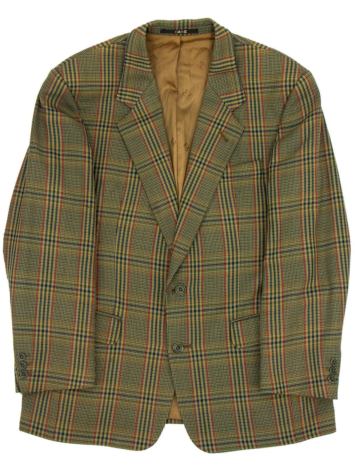 True Vintage Daks 100 Wool Check Jacket Chest 40 Etsy Canada