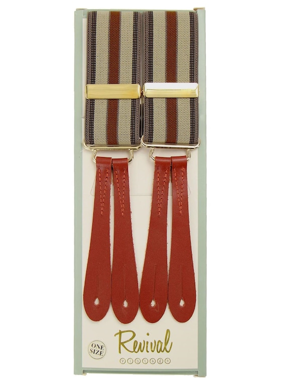 Trouser Braces | Authentic 1940s Handmade Vintage 