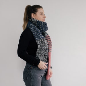 Hand Knit Winter Scarf, Soft Chunky Scarf, Stocking Filler, Extra Long Knit Scarf, One Of A Kind, Neck Warmer, Winter Accessories, image 8