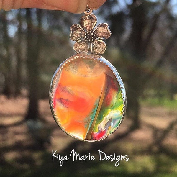 Surfite Necklace, Surfboard Resin Necklace, Upcycled Surfboard, Surfer Necklace