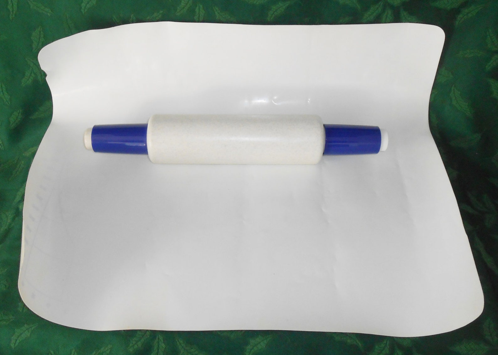 Tupperware Royal Blue Rolling Pin and Pastry Mat Etsy