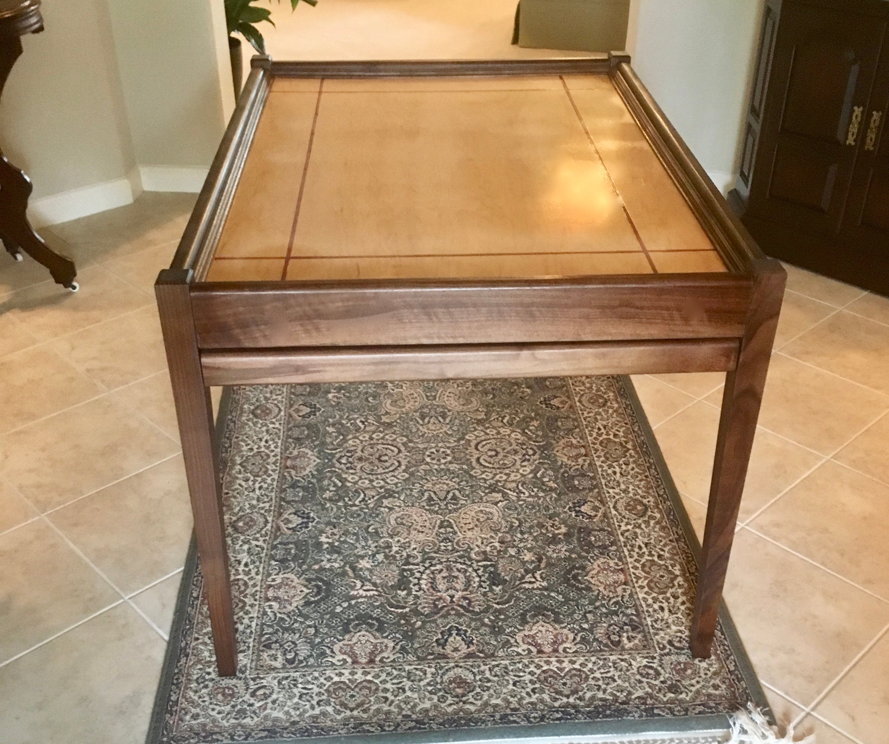 Table with hidden puzzle compartment deals