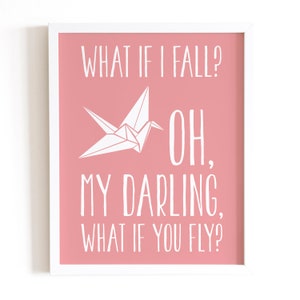 What if I fall Oh, my darling what if you fly A4 Print image 3