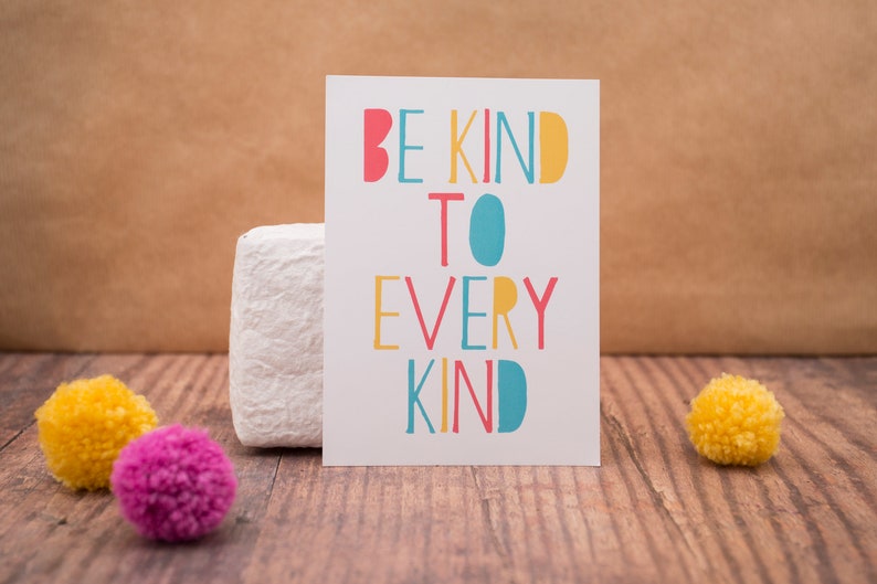 Be Kind To Every Kind Postcard image 1