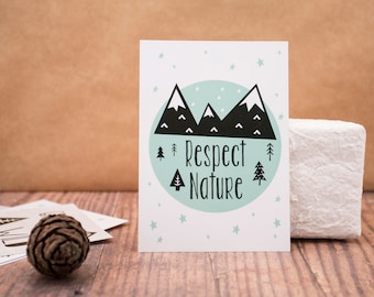 Respect Nature Postcard