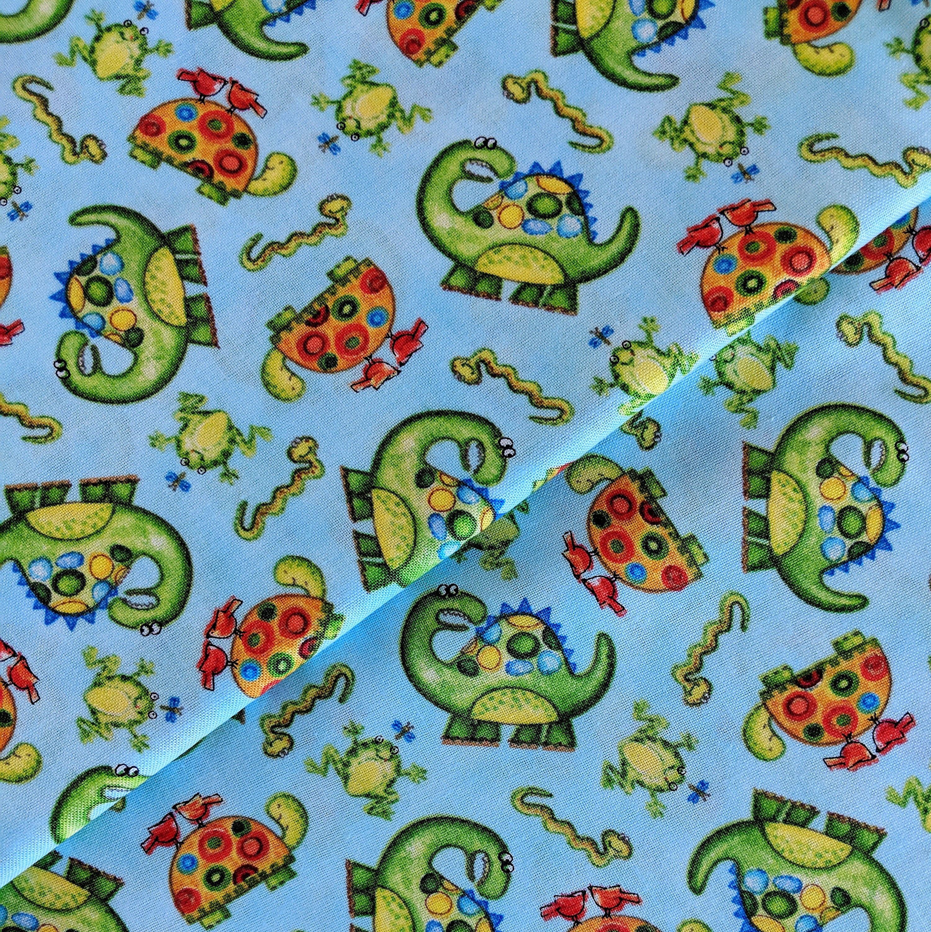 Dinosaur Fabric by the Yard Quilt Nursery Boy Childrens Etsy