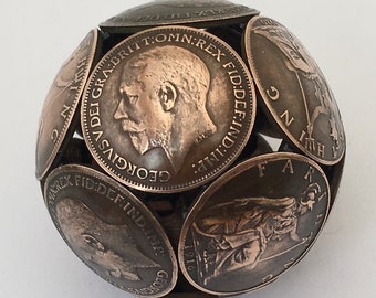 Boule pour liard George V, bronze
