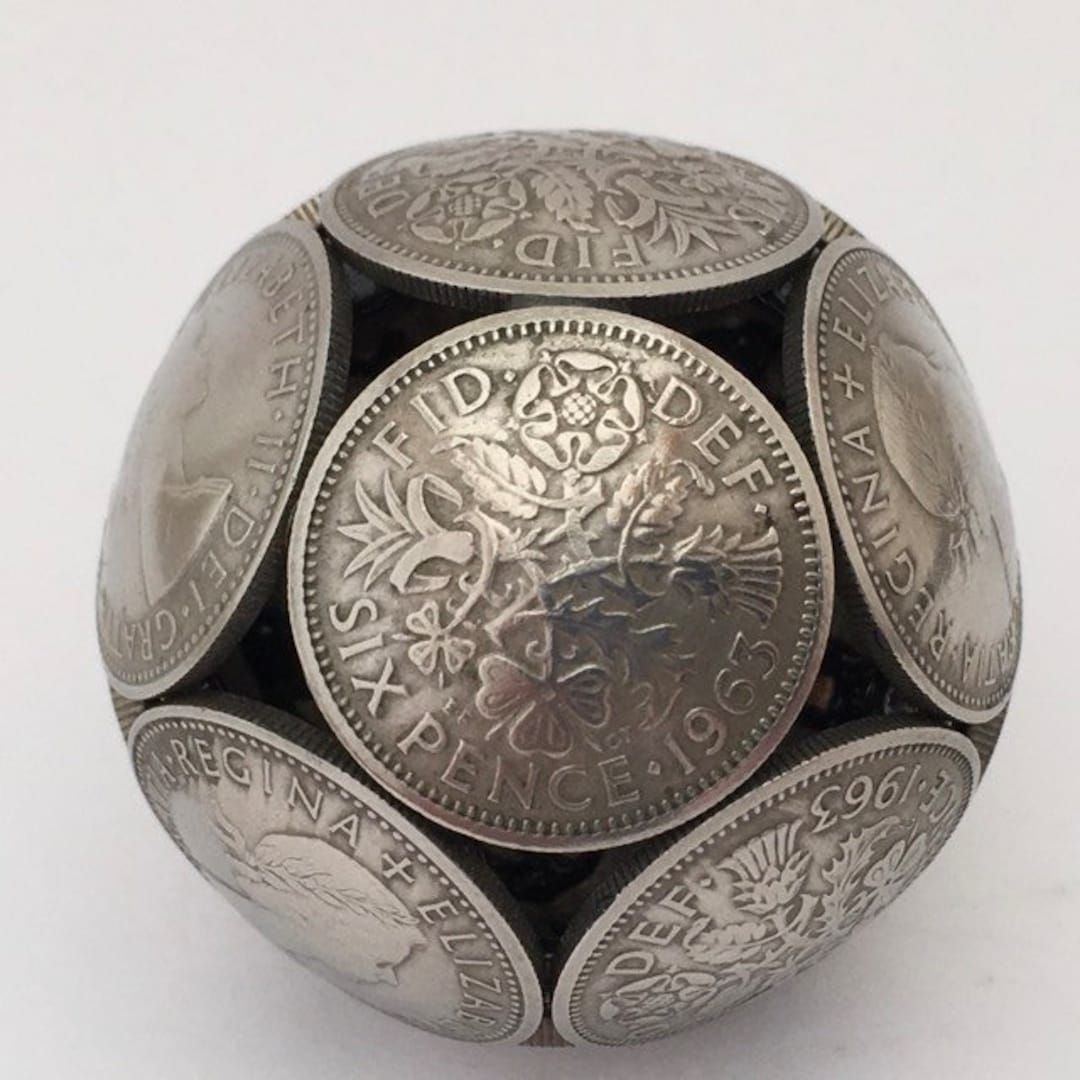 British Lucky Sixpence Coinball… Various Dates Available