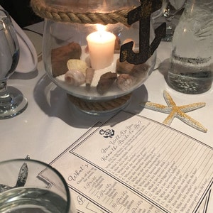 Anchor/ beach centerpieces