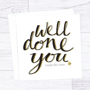 Well done you typography card image 2