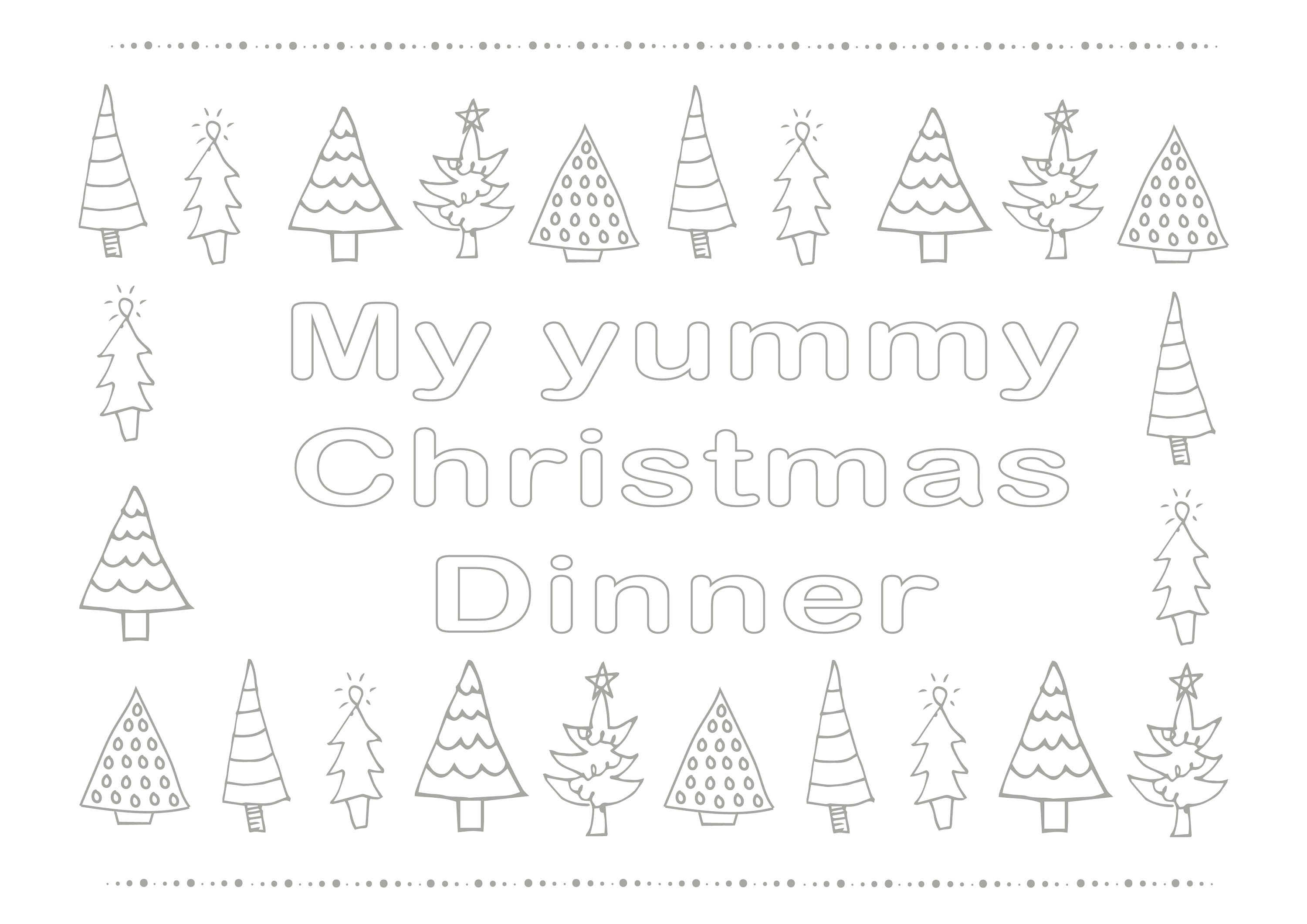 Printable Colour in Place Setting tree Printable Table - Etsy