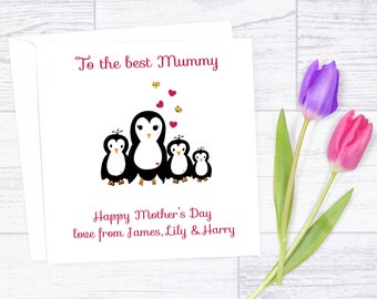 Personalised Mother's day card - personalised grandma granny mother's day card