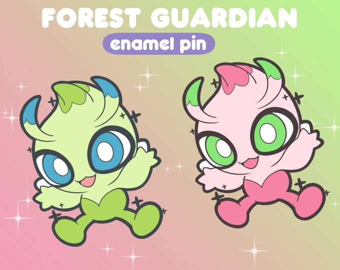 Pokemon Forest Guardian Celebi Hard Enamel Pin Gold & Silver Mystery ...