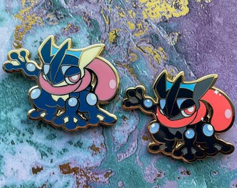Pokemon Greninja Hard Enamel Pin - Etsy
