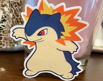 Typhlosion Vinyl Sticker