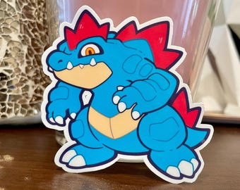 Feraligatr Vinyl Sticker