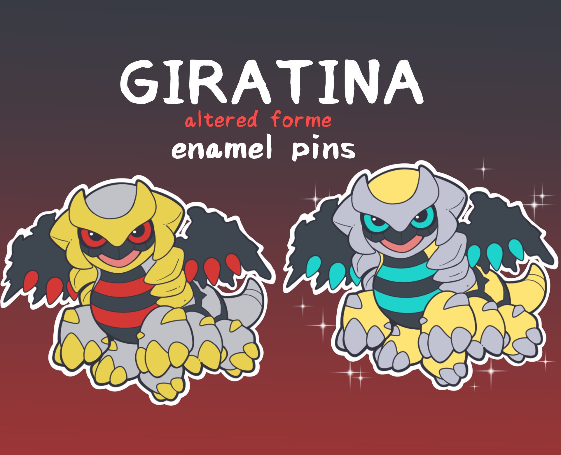 Shiny Giratina Pin for Sale by Azure-Inspires