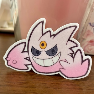 Shiny Mega Gengar Glitter Vinyl Sticker
