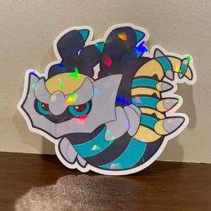 Shiny Giratina Holographic Vinyl Sticker