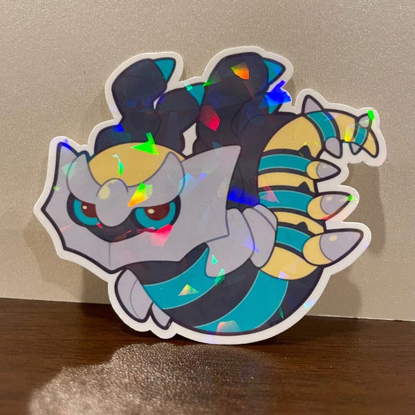 Shiny Giratina Holographic Vinyl Sticker