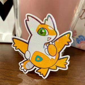Shiny Latias Holographic Glitter Vinyl Sticker