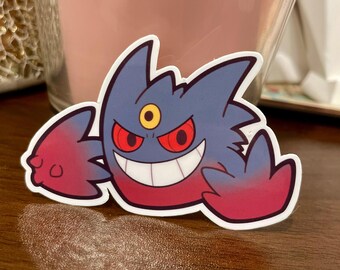 Mega Gengar Vinyl Sticker