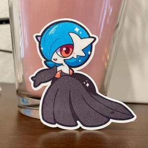 Shiny Mega Gardevoir Glitter Vinyl Sticker