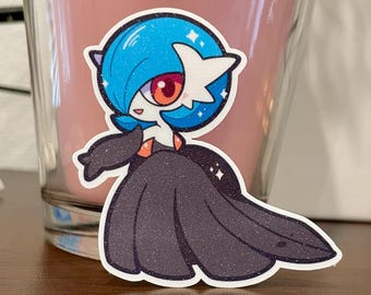 Shiny Mega Gardevoir Glitter Vinyl Sticker